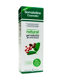 

Somatoline natural reducer gel 250 ml Gel reducer 95% natural ingredients without silicone, no parabens and no paraffin