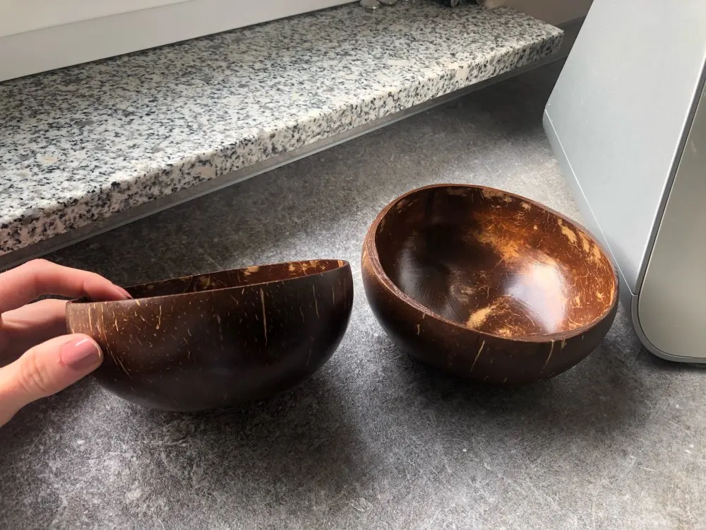 Natural Coconut Food Bowls Decoration photo review