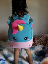 Girl Backpack Unicorn School-Bag Toddler Cartoon Travel Kids Mini Pre 3D for Boys 2-8-Years