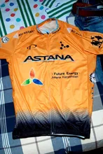 ASTANA-Ropa de ciclismo de color blanco para hombre, camisetas de ciclismo profesional con almohadilla de Gel 19D, verano, 2021