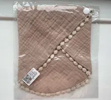 Bib Burp Cloth Saliva-Towel Gauze Scarf Baby Adjustable Cotton Shower-Gifts Toddler Triangle