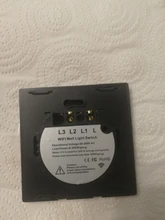 Glass-Switch-Panel Controler Touch-Switch Fire-Line Minitiger Smart Home 3-Gang Single