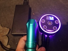Aurora 2-fuente de alimentación para máquina rotativa de tatuaje