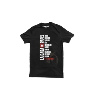 

T-shirt the Paper House names S