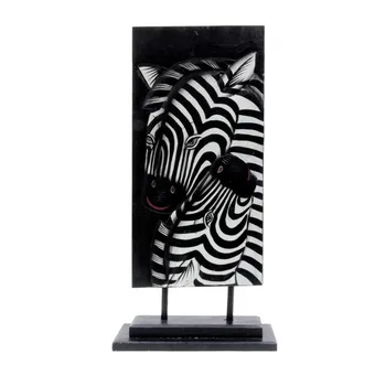 

Panel table zebra symbol of the unexpected joy of happiness of the inheritance prize 48 cm-23 cm