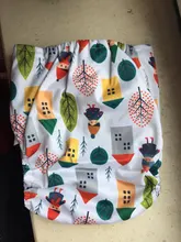 Elinfant-pañal de tela de malla de café transpirable, impermeable, reutilizable, pañal de tela para bebé