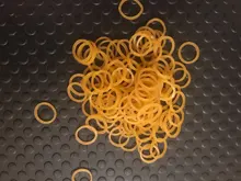 Pawstrip 200 unids/lote accesorios para mascotas perro pequeño de bandas de goma de 15mm de diámetro perro bandas para el cabello