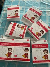 Envío en 10 días KN95 niños máscara para 5-15 años chico FFP2 máscara infantil máscara filtro facial respirador reutilizable FPP2 FPP3 FFP3