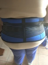 Tcare-vendaje ajustable de neopreno con dos tiras en la zona Lumbar, banda para aliviar el dolor, de talla grande S-6XL, Unisex, correa de espalda Lumbar