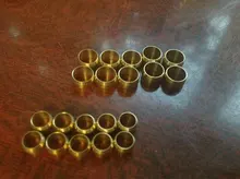 Ring-Fittings Tube Compression-Sleeve Brass Double-Taper-Ferrule 10mm Seal 4 OD 6 8 10pc