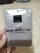 Cartera mágica de cuero para hombre, cartera pequeña con bolsillo para monedas, monedero, tarjetero, Clip para dinero en efectivo, 2021