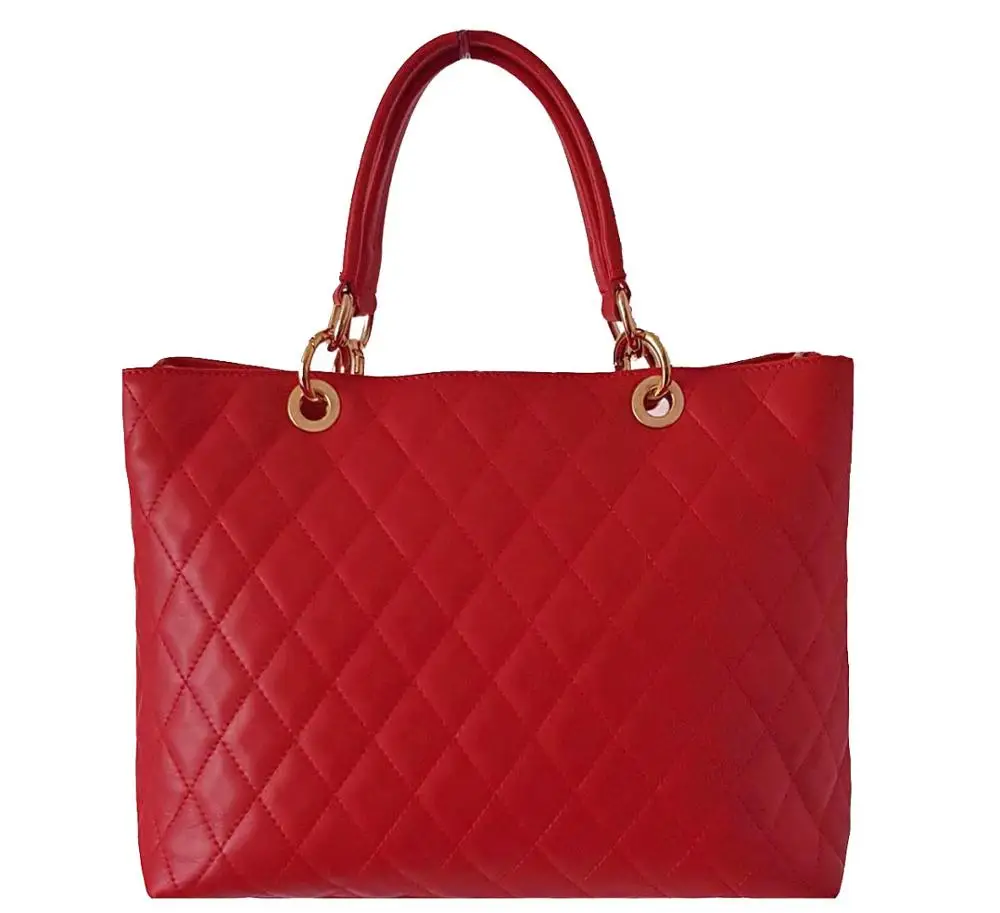Женская кожаная итальянская сумка Bottega carile BC104 - Цвет: BC104 Red