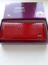 Coin Purses Long Wallet Alligator Crocodile Genuine-Leather Ladies Clutch Female Luxury