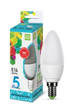 

LED lamp LED CANDLE-standard 5 W V E14 4000 K 450lm ASD