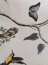 Decals Wallpaper Desk-Decoration Flowers Cabinet Self-Adhesive Country-Style Living-Room