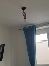 Pendant-Lights Hanging-Lamp Hemp-Rope Attic Vintage Industrial-E27 Retro Living-Room/bar