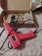 Máquina de soldadura plástica de 50W, Kit de reparación de parachoques de coche, máquina de reparación de plástico PVC, grapadora caliente