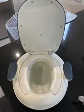 Portátil niños olla de baño de bebé plegable orinal asiento de entrenamiento niños niñas con cojín suave Bebe baño asiento de entrenamiento para el baño