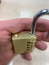 Padlock Combination-Lock Room-Suitcase Number Security-Tool Brass Mini 4-Digits Travel
