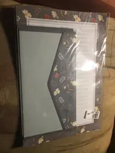 6 uds de papel de carta + 3pc sobre creativo papelería de papel de carta hermosa flor regalo sobre de dibujos animados lindo suministros de oficina