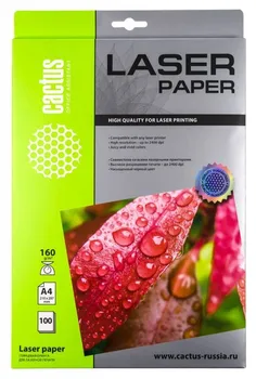 

Photo paper cactus cs-lpa4100100 A4/100g/m2/100L./white glossy for laser printing