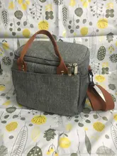 TOMULE Portátil Bolsa de almuerzo con aislamiento térmico bolsa de Picnic almacenamiento de alimentos bolsas de almacenamiento 9L hombro bolsa de caja de almuerzo de Picnic bolso