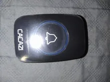 Timbre inalámbrico CACAZI 60 Chime 110DB 300M a prueba de agua remoto EU AU UK US Plug Smart Door Bell Battery 1 botón 1 2 3 receptor