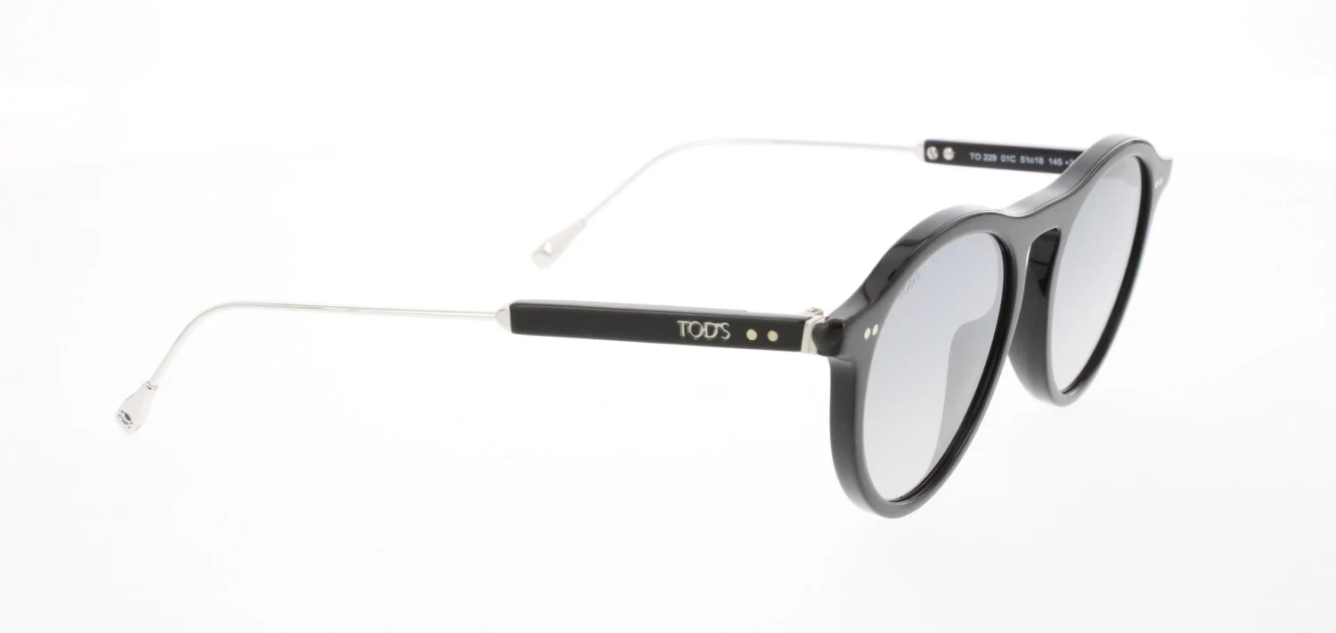 

Women's Sunglasses TO 0229 01C BONE BLACK ORGANIC OVAL AVAL 51-18-145