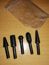 Rotary Rasp Bits File Burrs Hand-Tool Craft Woodworking Grinding-Power Steel 5pcs 1/4-