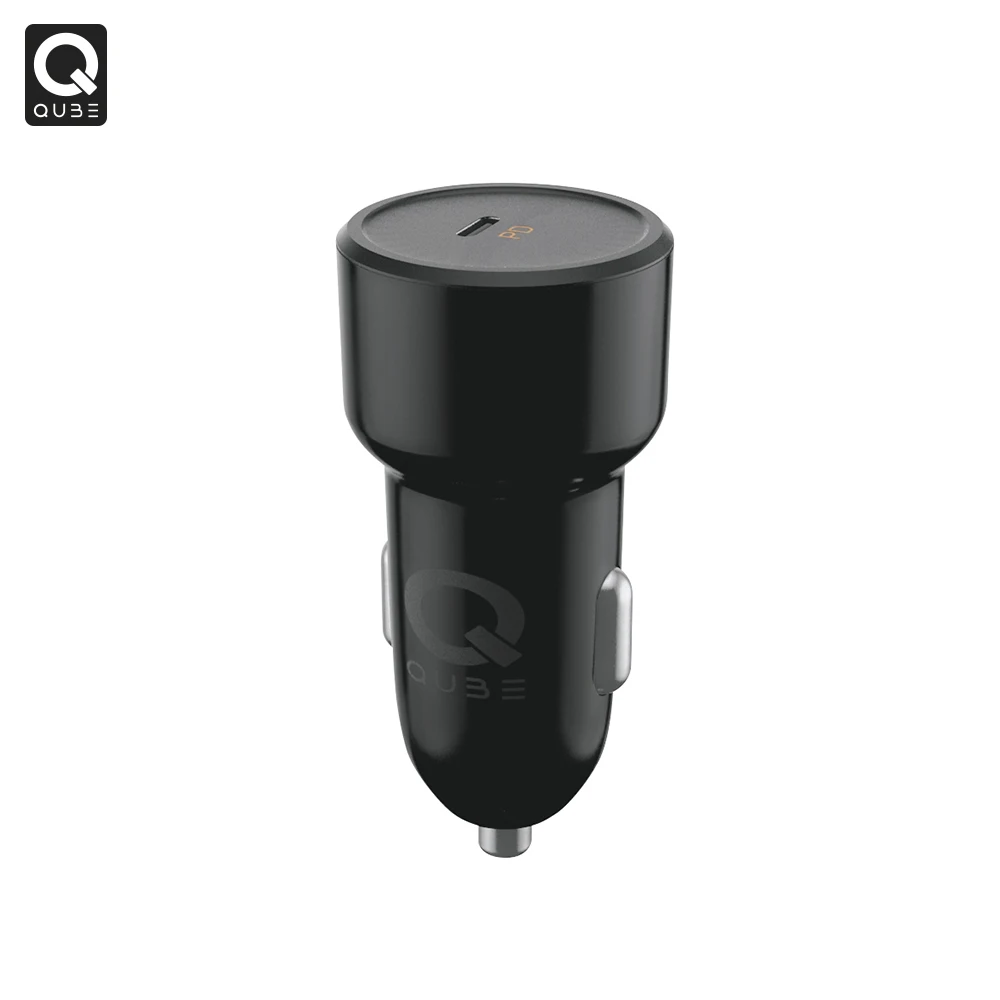 Car Charger QUB QCPDBLK(1 Type-C Power DE