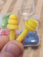 Tapones de silicona para los oídos, tapones de algodón para los oídos, cómodos, con reducción de ruido, para natación, suave, paquete de 4 Uds.