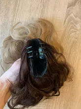 Coleta de colores degradados sintética para mujer, extensiones de cabello con Clip, estilo rizado ondulado, cola de poni, peinado azul y rosa