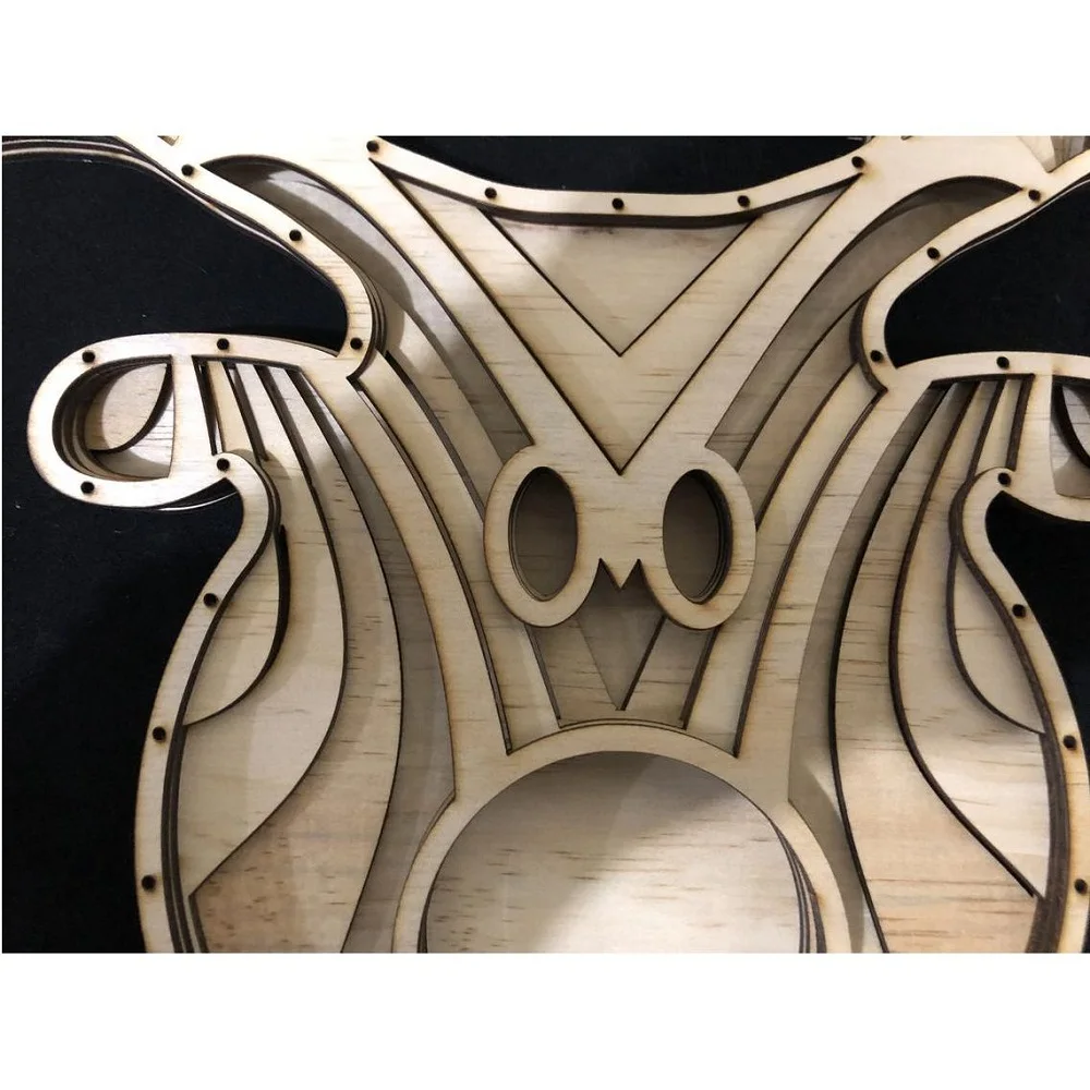 Файлы для лазерной резки Многослойная Mandala Олень цифровой CNC Вектор планы модель