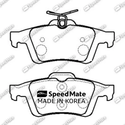 Pads ass. FORD FOCUS II(2004-2011),(FOCUS)(III)(2011), FOCU