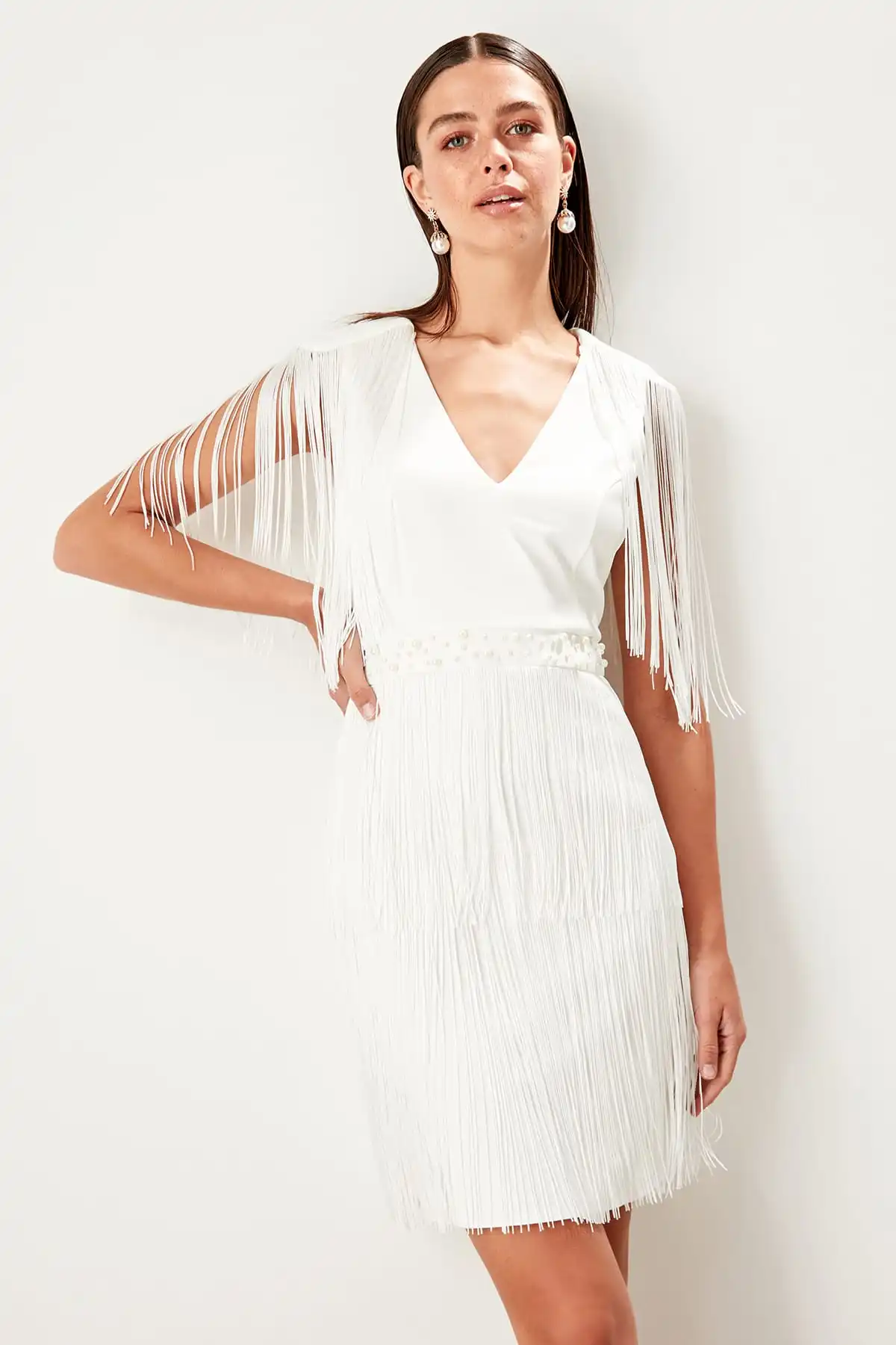 

Trendyol Tassel Detail Dress TPRSS19FZ0292