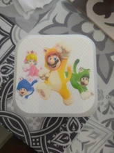 Figuras de acción de dibujos animados de Super Mario para niños, reloj con luz LED, despertador Digital colorido, decoración de escritorio