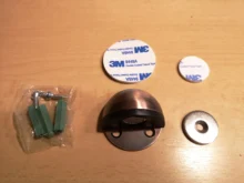 Door-Stopper Non-Punching-Sticker Rubber Stainless-Steel Magnetic NAIERDI Hidden Floor-Mounted