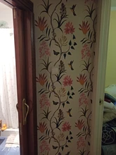 Living-Room-Decor Sticker Wardrobe Wallpaper Roll Self-Adhesive-Film Door-Furniture Wood Vinyl