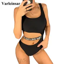 Женская одежда для плавания с буквенным принтом, сексуальный цельный купальник с вырезами, женский купальный костюм, купальный костюм для женщин V1590