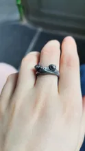 Anillo de rana Vintage bohemio para mujer, diseño artístico, apertura Retro ajustable, anillos llamativos para mujer, regalo de Color plata