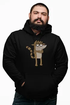 

Angemiel Wear Sneaked Gülen Rigby Black Male Hooded Sweatshirt