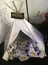 Tienda de campaña portátil para mascotas, casa para animales domésticos con cojín grueso, disponible en 6 colores, para cachorros, perros, gatos, de interior y exterior, ideal para ir de excursión