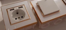 Mounting-Lining-Box Socket Cassette Wall-Switch Wallpad White-Wall for 86--86mm Universal