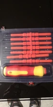 SKIUNT-Juego de destornilladores aislados, destornillador magnético Phillips, soporte de tornillo ranurado para herramientas manuales para electricistas