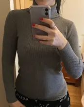 Suéteres de otoño e invierno para mujer, camisetas ajustadas coreanas, suéter de punto, suave y cálido, 2020