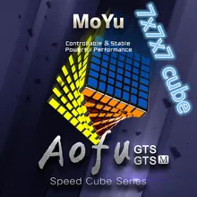 Moyu Aofu GTS/GTS M 7x7x7 Магнитный магический куб Aofu GTSM 7x7 Магнитный скоростной куб MoYu gts m Магнитный 7x7 волшебный куб Moyu 7x7 куб