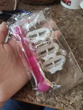 1 de afeitar mango + 4 hojas de afeitar reemplazables mujeres Manual de afeitar peluquería Trimmer Bikini de las axilas de afeitar