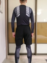 Conjunto de 3 piezrajes dmpresión para hombre conjunto de secadara correr ropa pa ceportamiento gimio Fess chándales conjunto de ropa deportiva