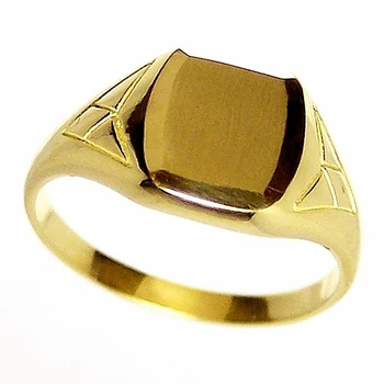 

Stamp 18k gold cadet triangles. Weight: 2,6gr. [161]