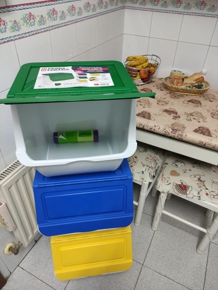 Cubo de basura de reciclaje para casa (3 pack) - Stop Basura